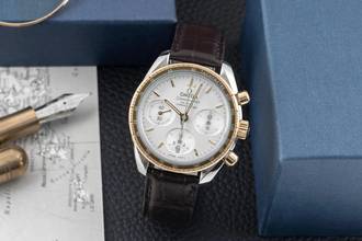 Thumbnail von Omega Speedmaster 38 Chronograph Stahl / Gold Ref. 324.23.38.50.02.001