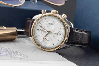 Thumbnail von Omega Speedmaster 38 Chronograph Stahl / Gold Ref. 324.23.38.50.02.001