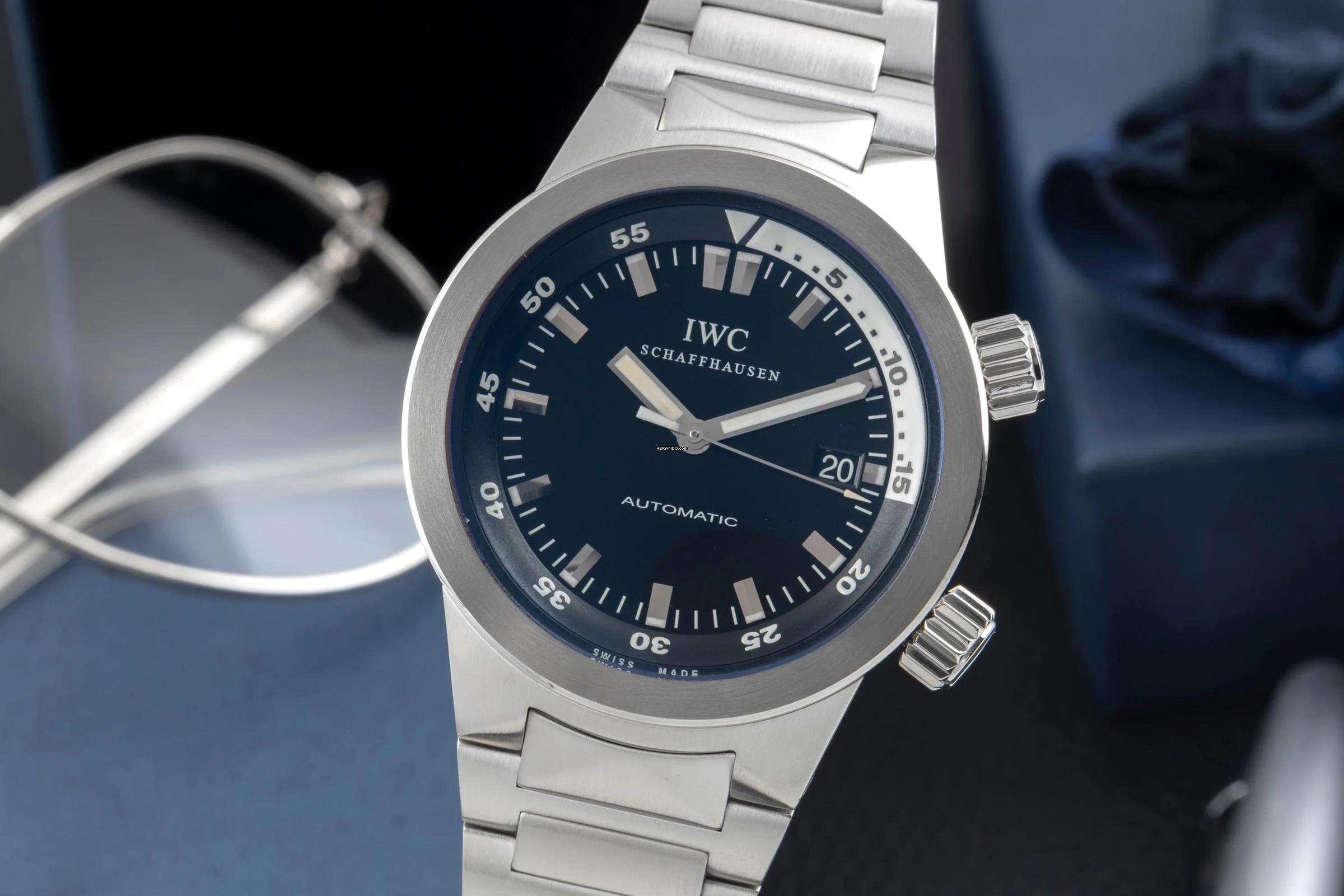 IWC Aquatimer Automatic Stahl Automatik Herrenuhr Ref. IW354804 Klassiker