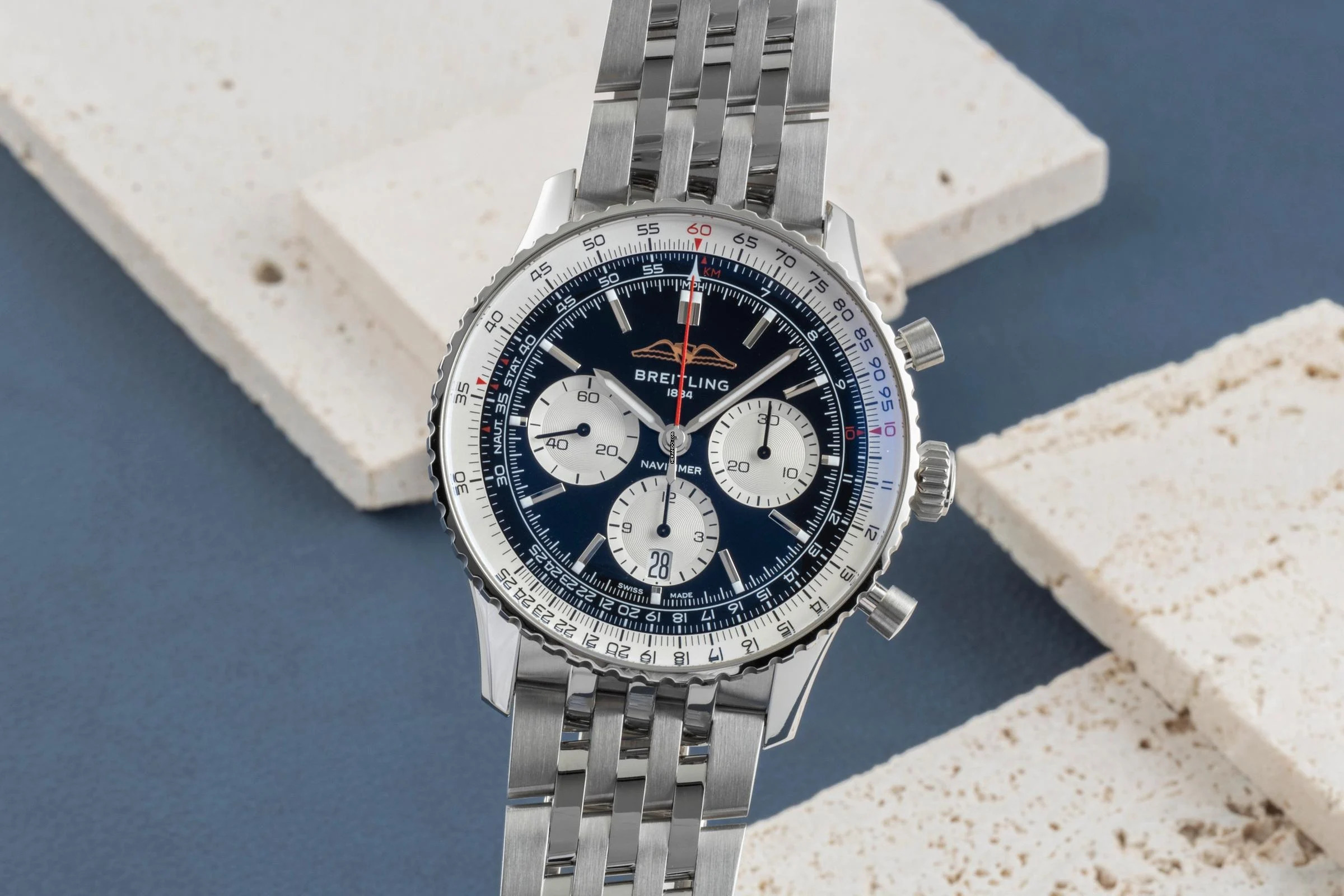 Breitling Navitimer 1 B01 Chronograph 43 Stahl Automatik AB0138211B1P1 NP 9650 