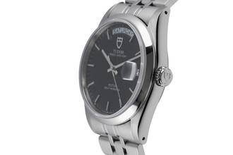 Thumbnail von Tudor Prince Date Day Black Dial Edelstahl Automatik Herren Ref. 76200 Papiere