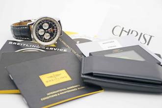 Thumbnail von Breitling Navitimer 1 B01 Chronograph 46 perfektes AB0127 Fullset LC100 mit Erstkaufbeleg