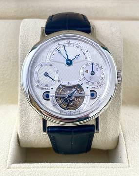  Breguet Classique Complications Tourbillon Perpetual Calendar Classique with SERVICE INVOICE from BREGUET VIENNA PLATIN TOURBILLION 