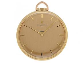 Thumbnail von Vacheron Constantin Classic Lepine Taschenuhr Ref.6914 1975 sehr gut Vintage Lepine Taschenuhr 18kt Gelbgold 46g