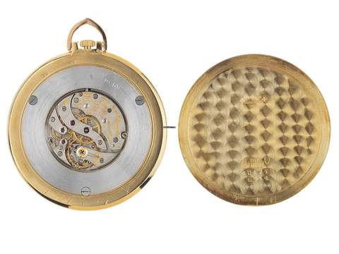  Vacheron Constantin Classic Lepine Taschenuhr Ref.6914 1975 sehr gut Vintage Lepine Taschenuhr 18kt Gelbgold 46g 