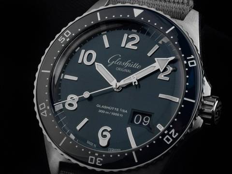  Glashütte Original SeaQ Panoramadatum Panorama Date Ref.1-36-13-02-81-34 2026 Full Set Ungetragen SeaQ Panorama Date Faltschließe 