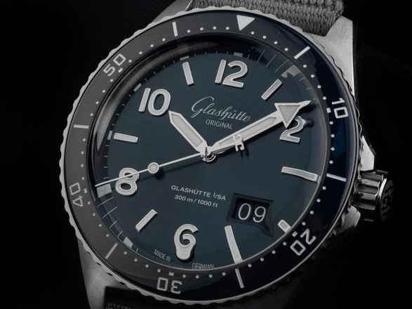  Glashütte Original SeaQ Panoramadatum Panorama Date Ref.1-36-13-02-81-34 2026 Full Set Ungetragen SeaQ Panorama Date Faltschließe 