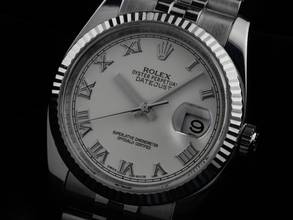 Thumbnail von Rolex Datejust 36 Ref.116234 2012 Full Set wie Neu Vintage Datejust Stahl 18kt Weißgold