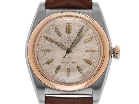  Rolex Oyster Perpetual Bubble Back Ref.3133 1944 Box&Beschreibung sehr gut Vintage Oyster Perpetual Chronometer Bubble Back 