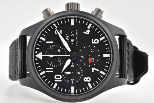  IWC Fliegeruhr Chronograph Top Gun Fliegerchronograph Pilot TOP GUN Keramik IW389101 