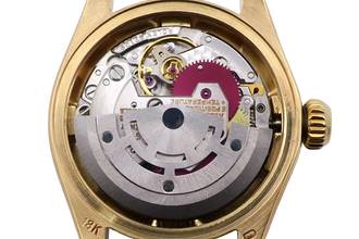 Thumbnail von Rolex Lady-Datejust 18k (0,750) Gold Automatik Damenuhr Ref. 6917 Vintage