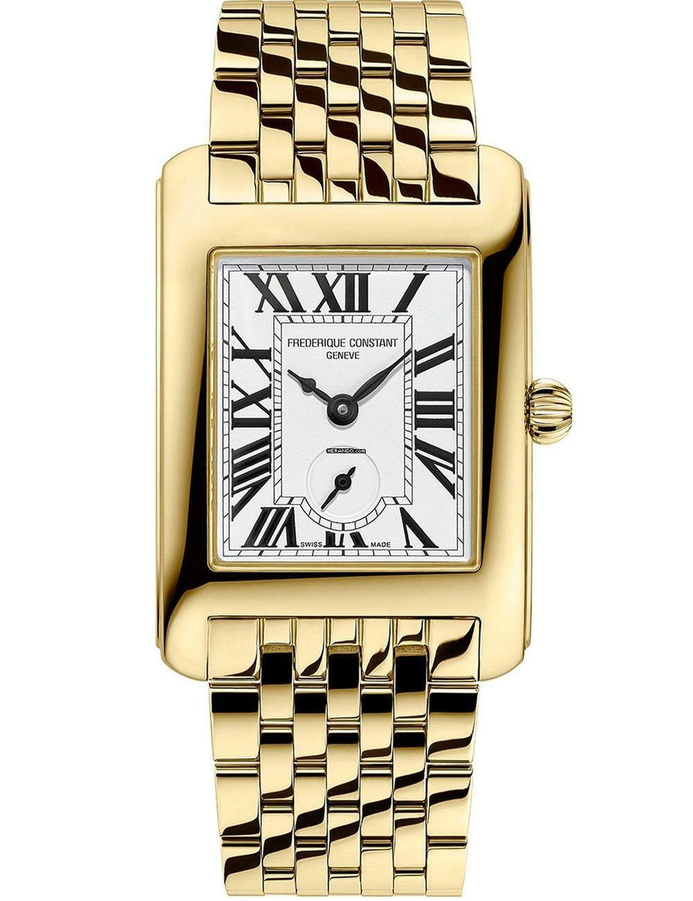 Frederique Constant Classics FC-235S2C5B Damenuhr Classic 25mm 3ATM