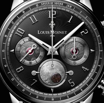  Louis Moinet Speed of Sound Black Titanium Valjoux 88 Limited Edition only 3 pieces 