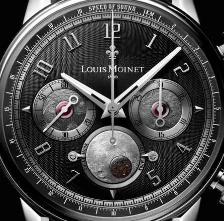  Louis Moinet Speed of Sound Black Titanium Valjoux 88 Limited Edition only 3 pieces 