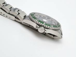 Thumbnail von Rolex Submariner Date Kermit Rehaut Card Full Set LC100