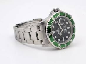 Thumbnail von Rolex Submariner Date Kermit Rehaut Card Full Set LC100