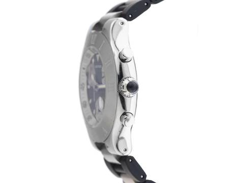  Cartier 21 Chronoscaph Ref.2424 2000 original Box sehr gut Vintage Chronoscaph 21 