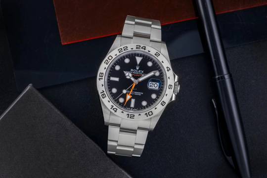  Rolex Explorer II Automatik Edelstahl Herrenuhr Ref. 226570 Box & Papiere 2023 