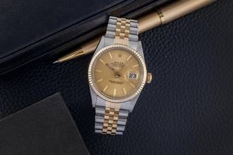 Thumbnail von Rolex Datejust 36 Oyster Perpetual Stahl / Gold Automatik Ref. 16013 Klassiker