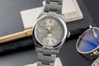 Thumbnail von Rolex Oyster Perpetual 41 Silver Dial Edelstahl Ref. 134300 Box & Papiere 2025