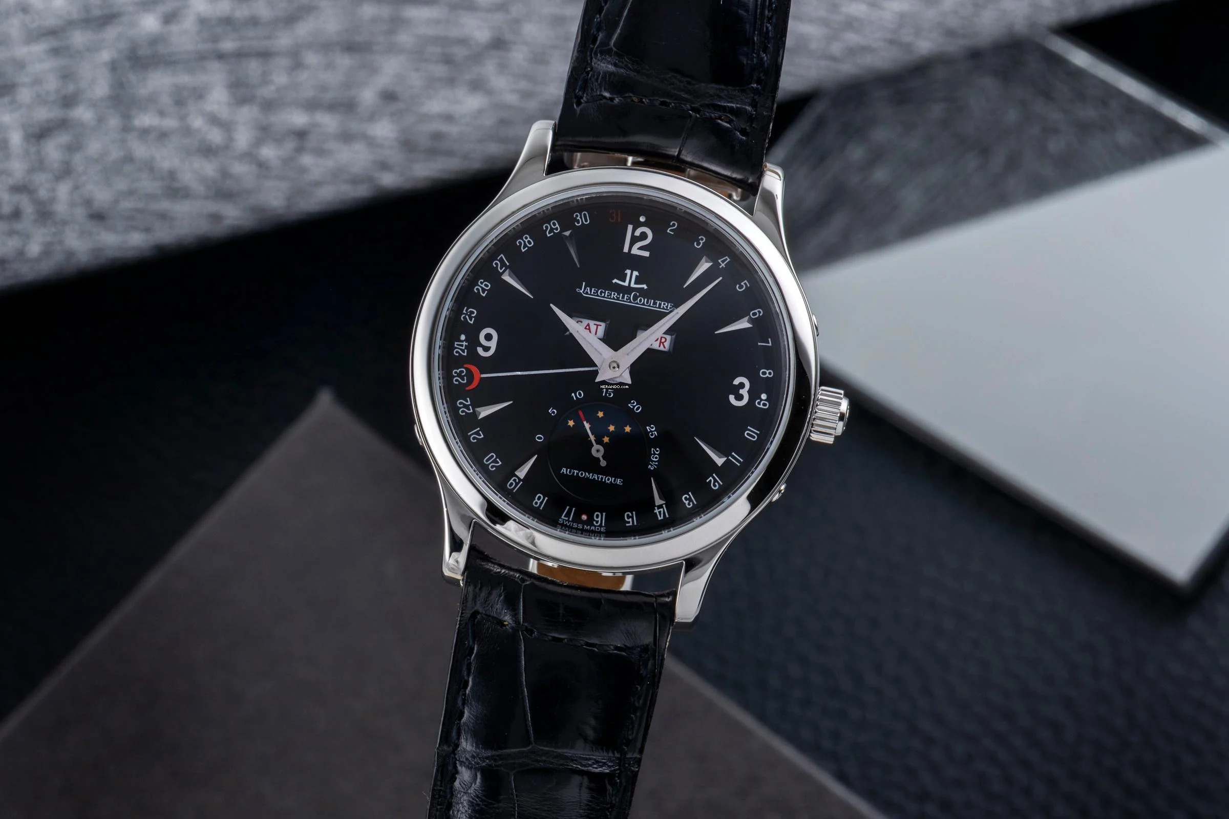 Jaeger-LeCoultre Master Control Stahl Automatik Herren Ref. Q143847A 140.8.98.S