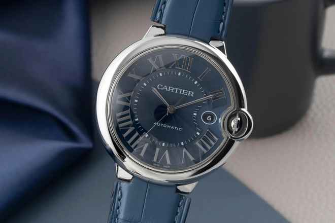  Cartier Ballon Bleu 42mm De Cartier Automatik Stahl Ref. WSBB0025 Papiere 2020 