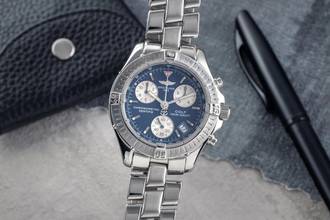 Thumbnail von Breitling Colt Chronograph Edelstahl Quarz Herrenuhr Ref. A73350-021 B&P 2005