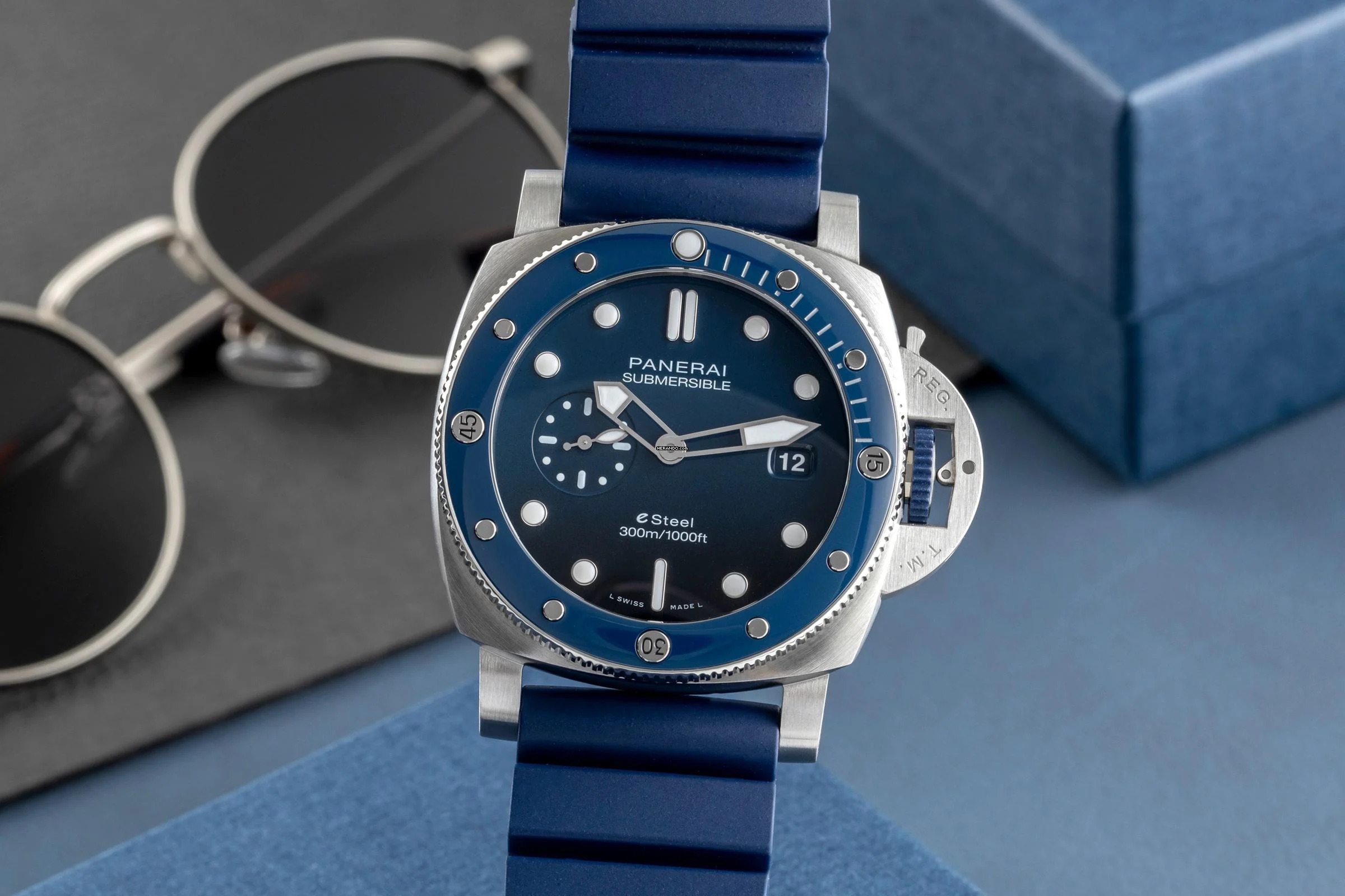 Panerai Submersible QuarantaQuatrro Stahl Automatik Ref. PAM01289B&P 2024