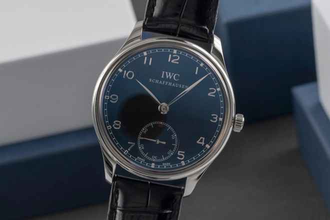  IWC Portugieser Handaufzug Hand-Wound Edelstahl Handaufzug Herrenuhr Ref. IW545407 