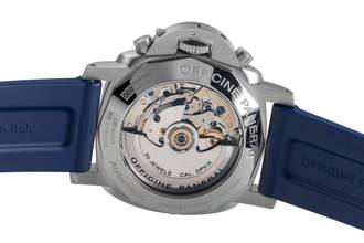 Thumbnail von Panerai Luminor 1950 3 Days Chrono Flyback Chronograph Automatik Herrenuhr Ref. PAM00212 B&P