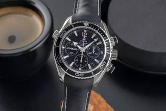 Thumbnail von Omega Seamaster Planet Ocean Chronograph Stahl Automatik Ref 222.32.38.50.01.001