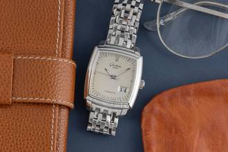 Thumbnail von Glashütte Original Senator Stahl Automatik Herrenuhr Ref. 39-42-53-52-14