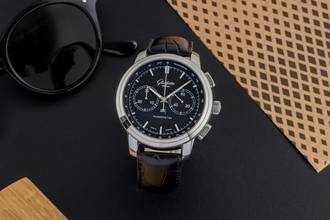 Thumbnail von Glashütte Original Senator Chronograph XL Stahl Automatik Ref. 1-39-34-20-42-04