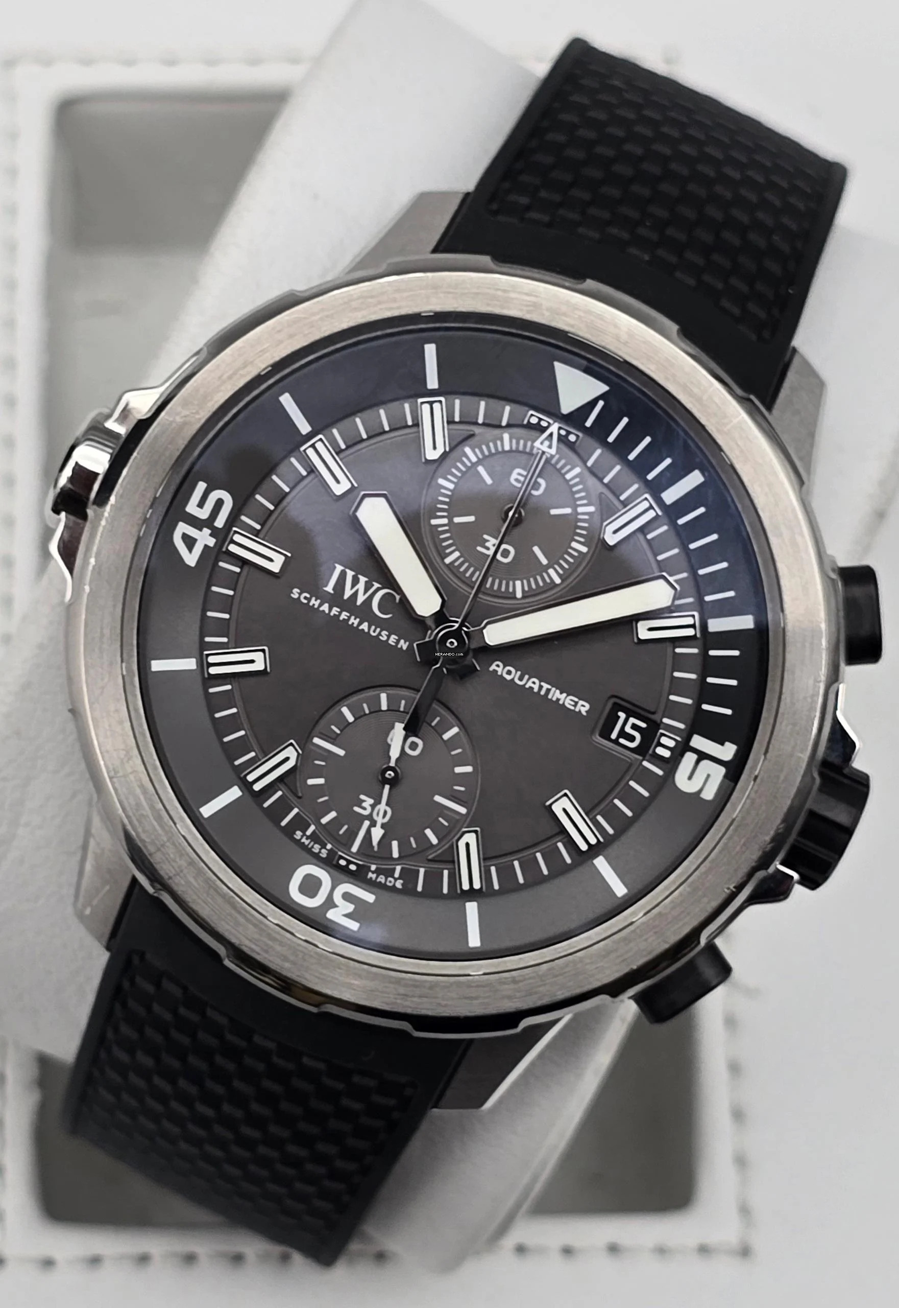 IWC Aquatimer Chronograph 'Sharks' IW379506 Limited Edition 500 Very Good Full Set 2017