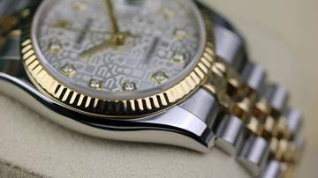 Thumbnail von Rolex Datejust 36 Steel Gold - White Jubilee - like New - Fullset - 11/2012