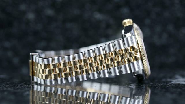  Rolex Datejust 36 Steel Gold - Champagne Diamond - like New - Fullset - 2023 