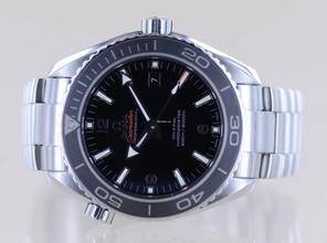 Thumbnail von Omega Seamaster Planet Ocean Black 45,5mm Big Size B+P 600M