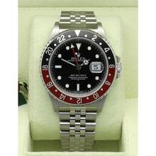 Thumbnail von Rolex GMT-Master II Ref. 16710 'Coke' Full set 2005 Like NEW unpolished