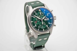 Thumbnail von IWC Fliegeruhr Chronograph Pilots Chronograph 43 Green Edition No. 108/1000