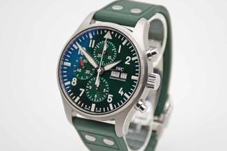 Thumbnail von IWC Fliegeruhr Chronograph Pilots Chronograph 43 Green Edition No. 108/1000