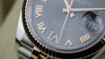 Thumbnail von Rolex Datejust 36 Steel Rosé - Rhodium Grey VIIX - like New - Fullset - 2021