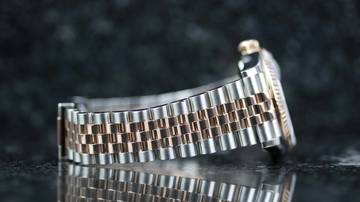 Thumbnail von Rolex Datejust 36 Steel Rosé - Rhodium Grey VIIX - like New - Fullset - 2021