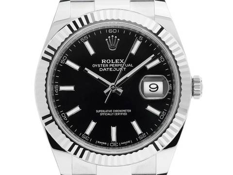  Rolex Datejust 41 Ref.126334 2017 LC100 Full Set wie Neu Datejust Stahl 18kt Weißgold 