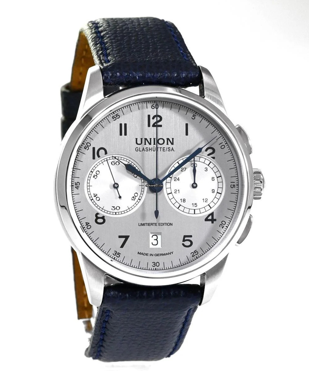 Union Glashütte 1893 Johannes Dürrstein Edition Chronograph - limitierte Jubiläumsedition auf 300 Stück Ref.D007.459.16.032.09