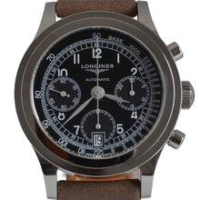Thumbnail von Longines Heritage 1942 chronograph L2.768.4 automatic black dial 2014