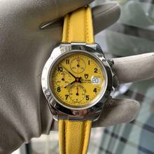 Thumbnail von Tudor Prince Date chronograph 79280P yellow taxi dial
