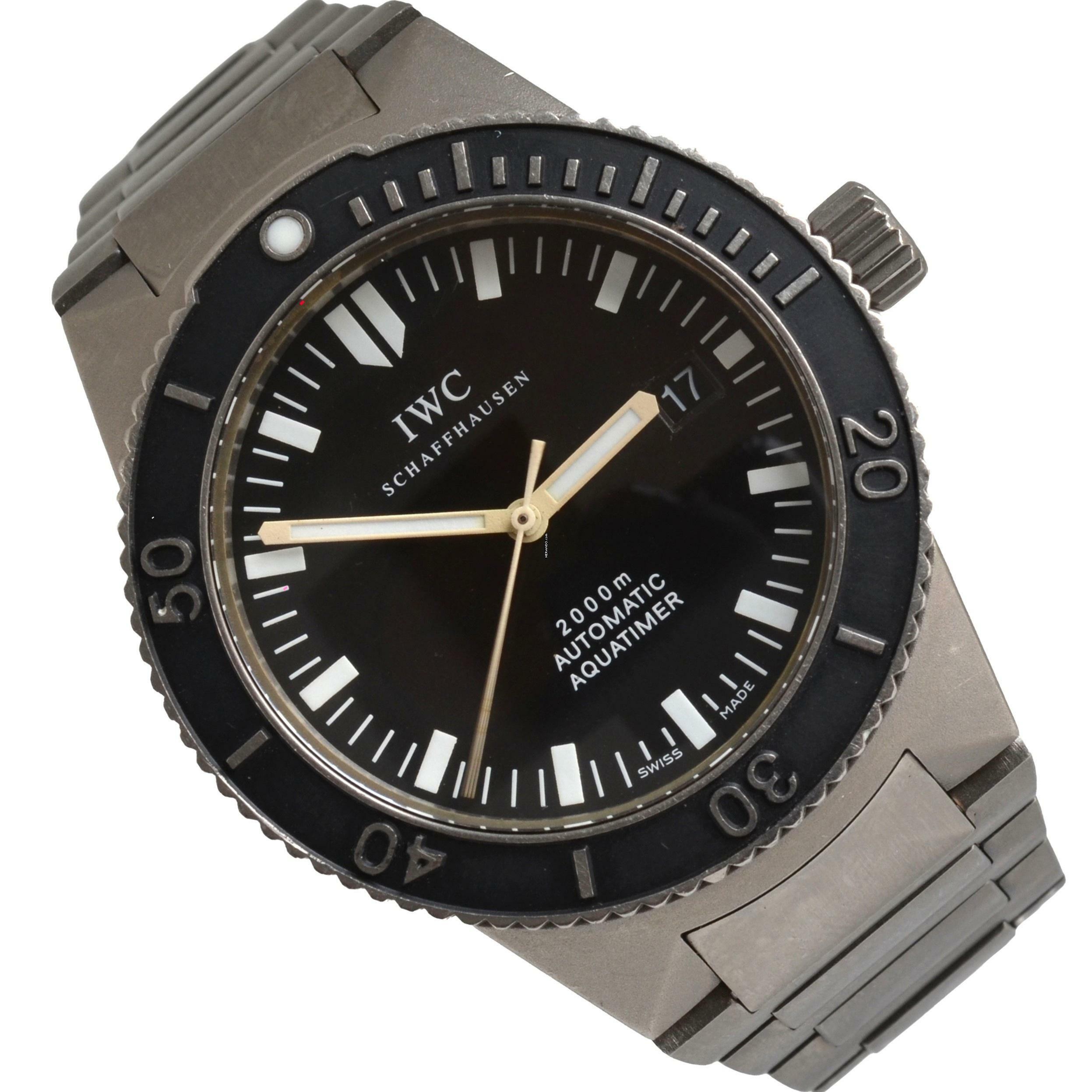 IWC Aquatimer Automatic 2000 IW3536 GST 2.000MT Titanium Automatic 1997