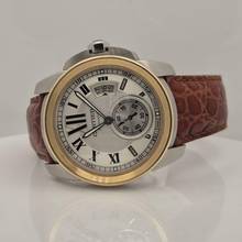 Thumbnail von Cartier Calibre de Cartier Ouro Rosé & Aço 42mm Automát. Completo