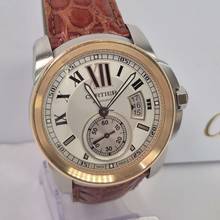 Thumbnail von Cartier Calibre de Cartier Ouro Rosé & Aço 42mm Automát. Completo