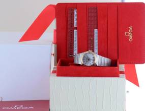 Thumbnail von Omega Constellation Quartz Lady Stahl Gold Silver Index Dial 27mm Klassiker B+P